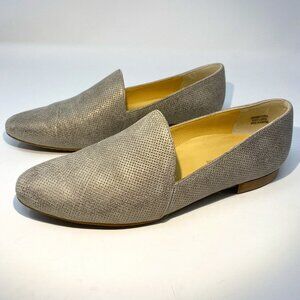 Paul Green Anita Metallic Flats Almond Toe Leather